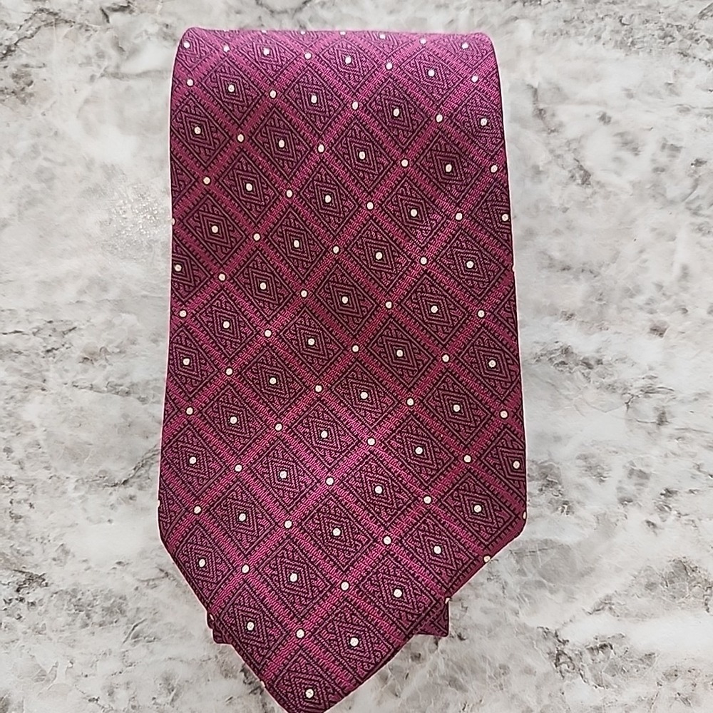 robert talbott tie best‎ of class Burgundy Hand Sewen Silk
